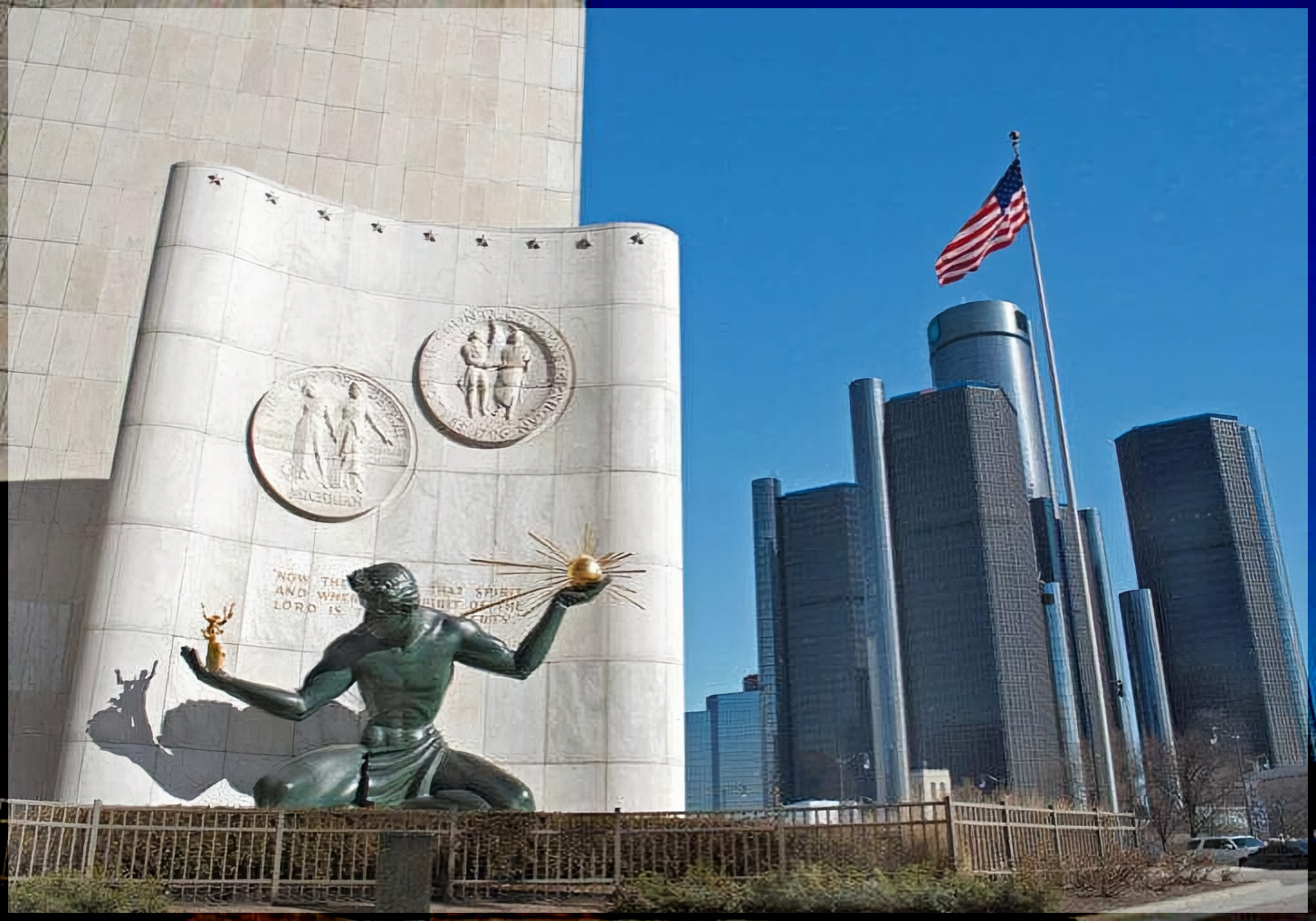 Spirit of Detroit statue